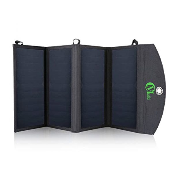 CMsoliki Solar Ladegerät 25W 2-Port(5V/4A insgesamt), Faltbar Wasserdicht Solarpanel für Outdoor Aktivitäten, USB Solarladegerät für iPhone 7 / 7s / 6 / 6s, iPad Air 2 / Mini 3, Galaxy S7 und Tablet
